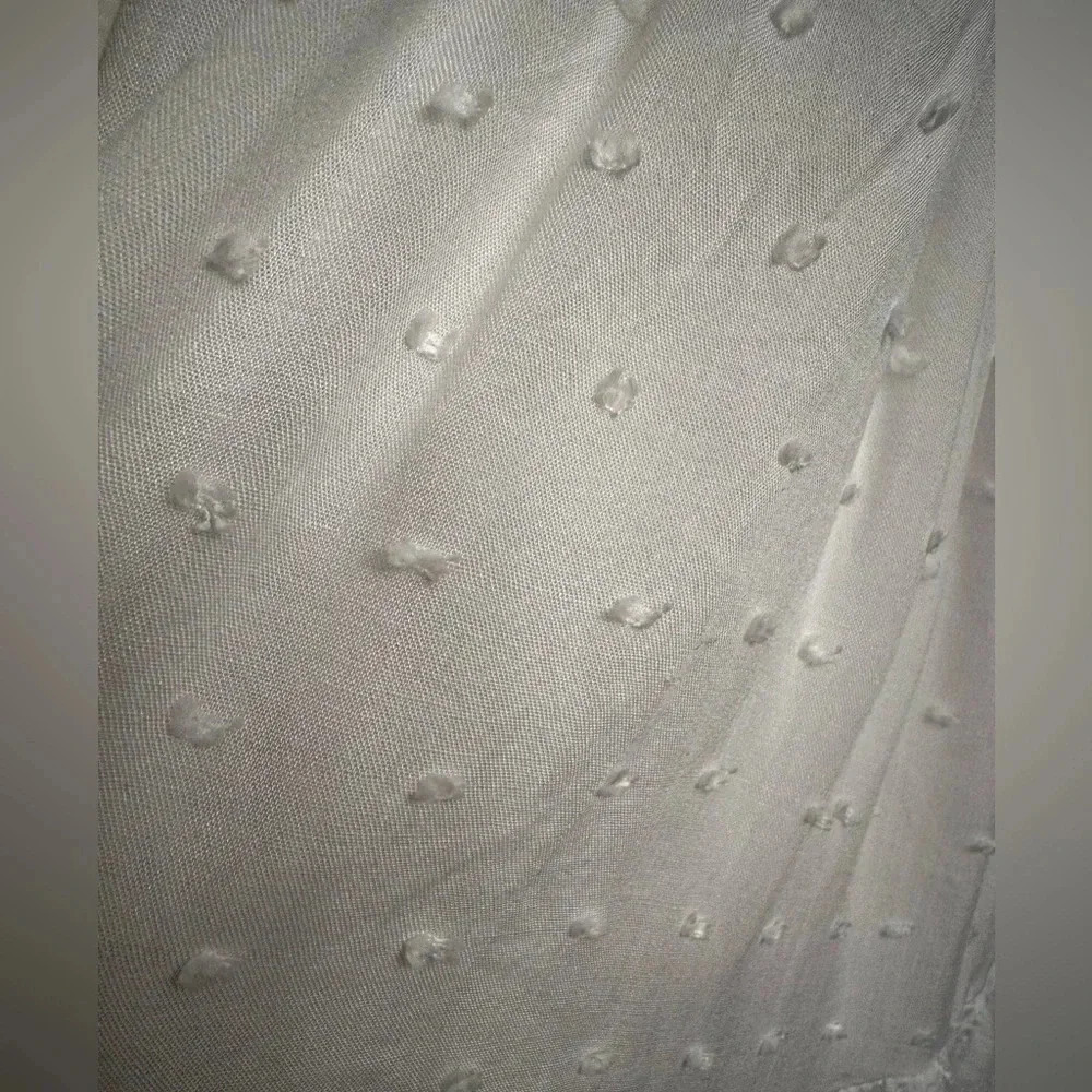 Aeropostale white textured dot dress with scoop neck NWOT - Picture 7 of 9